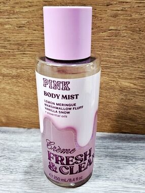 PINK by Victoria's Secret Fresh & Clean Creme Body Mist 8.4oz NEW Sold Out